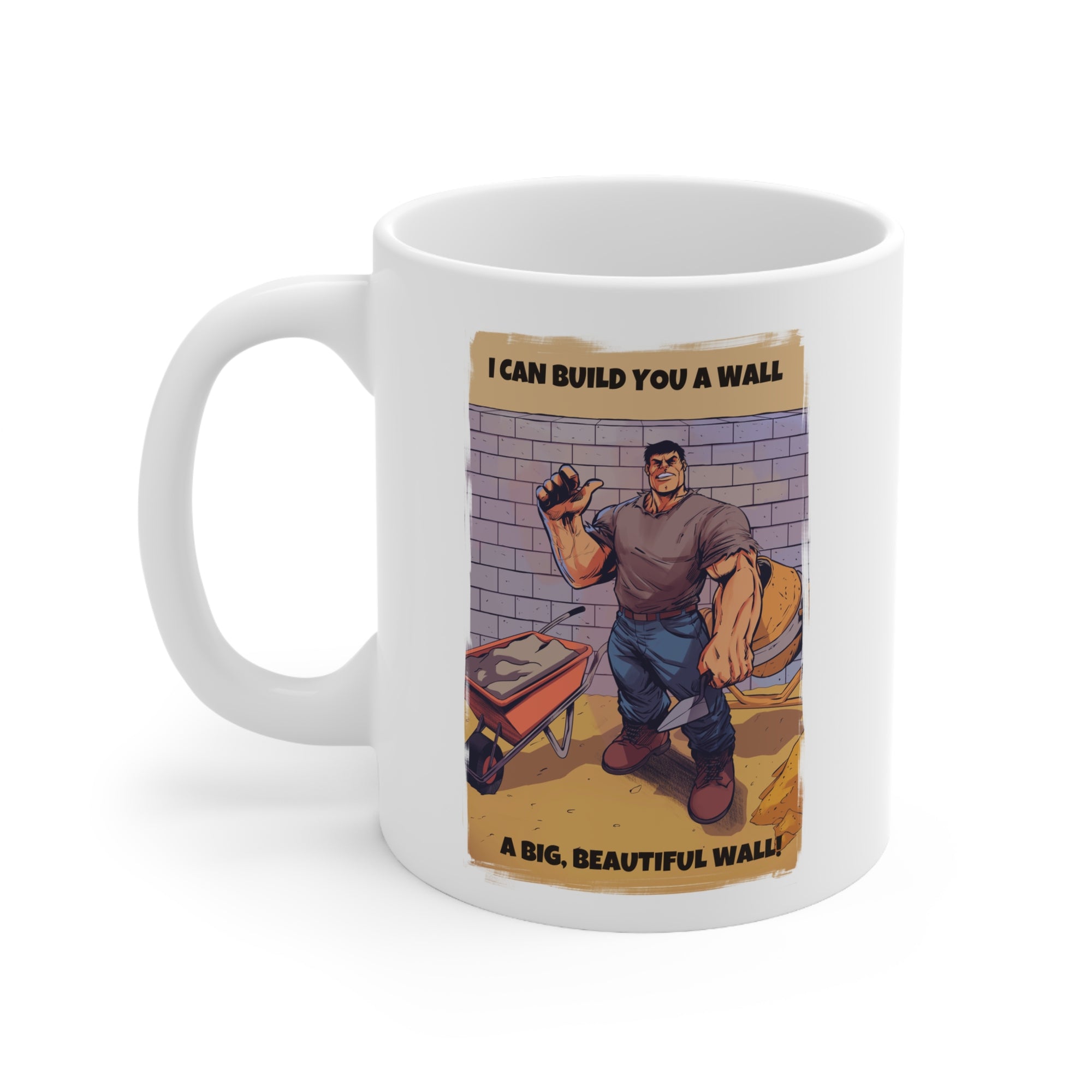 Big Beautiful Wall Coffee Mug