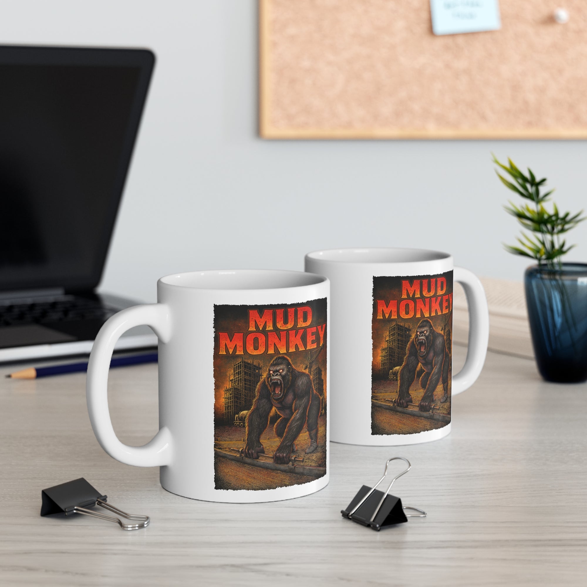 Mud Monkey Screed Coffee Mug