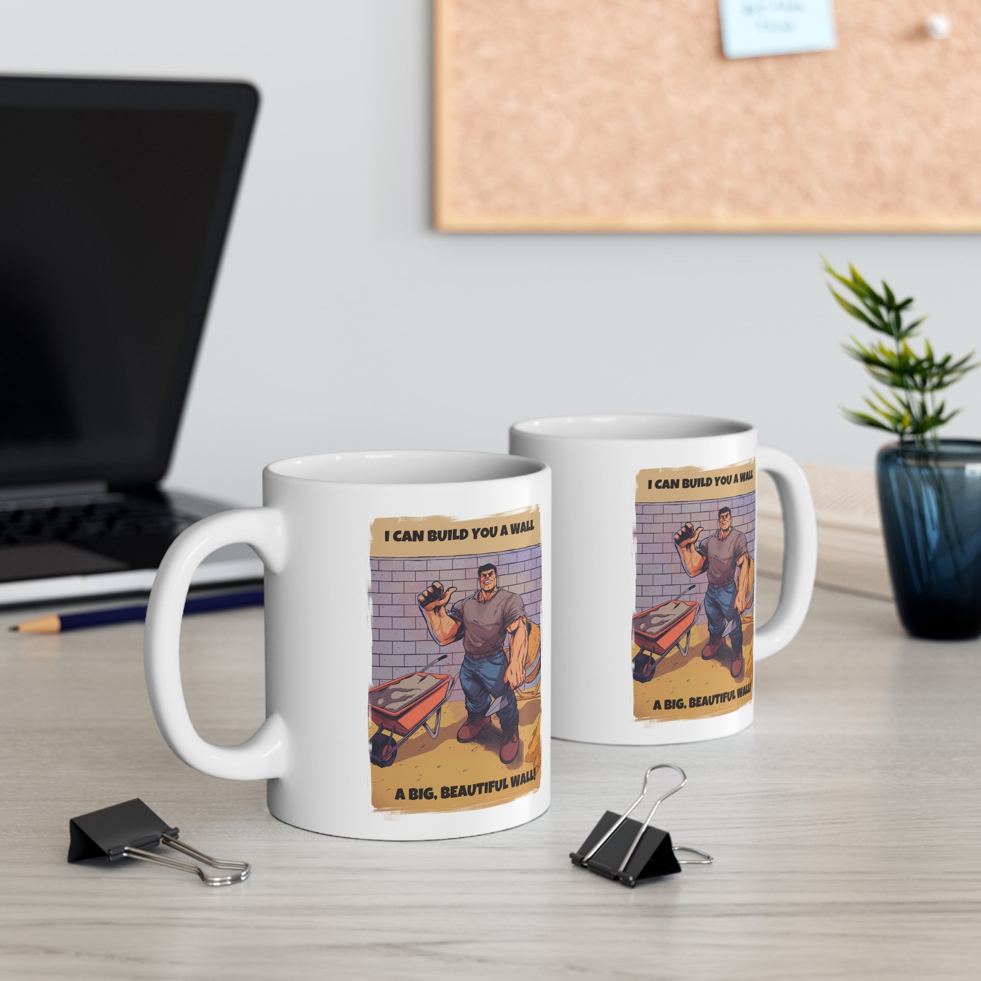 Big Beautiful Wall Coffee Mug