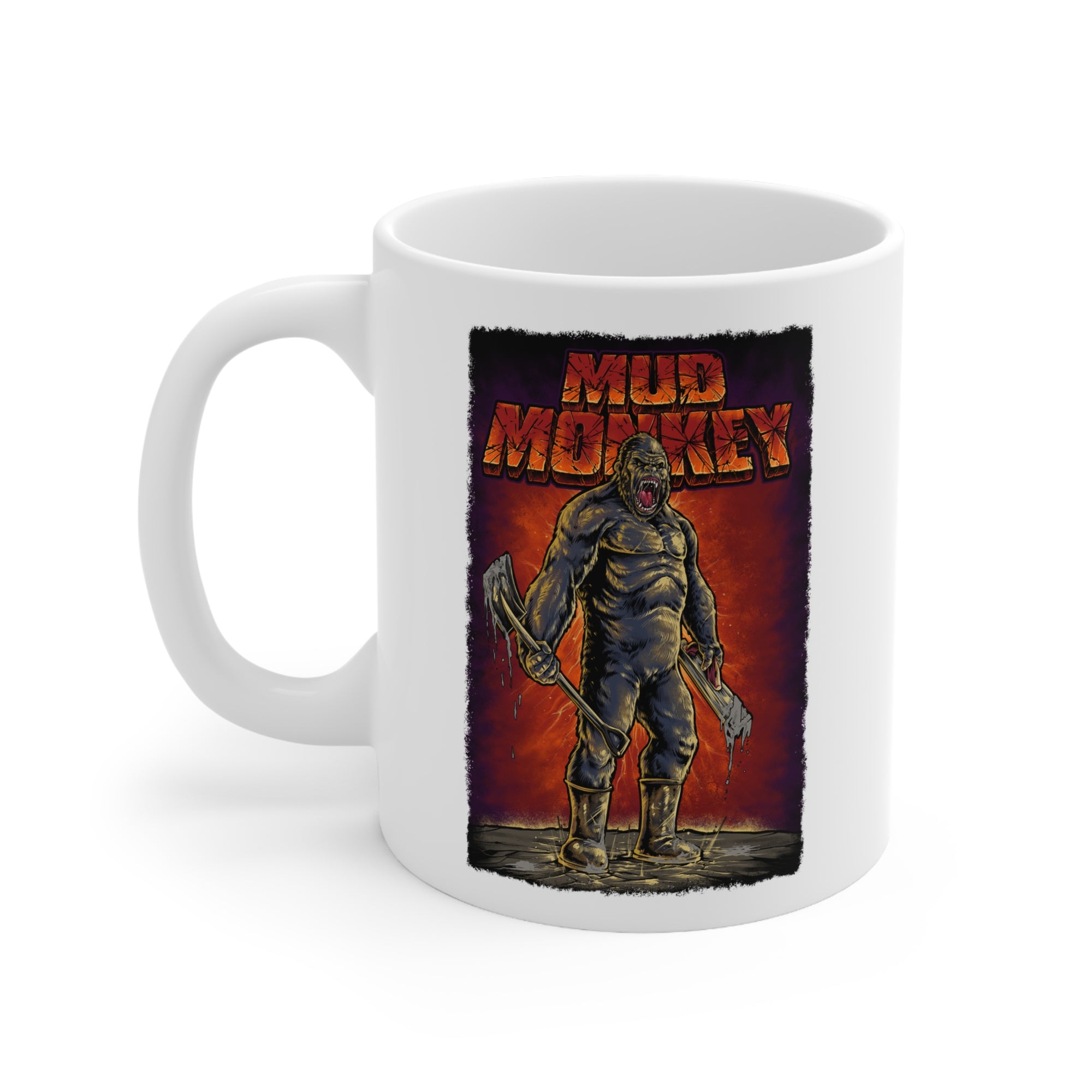 Mud Monkey Mad Coffee Mug