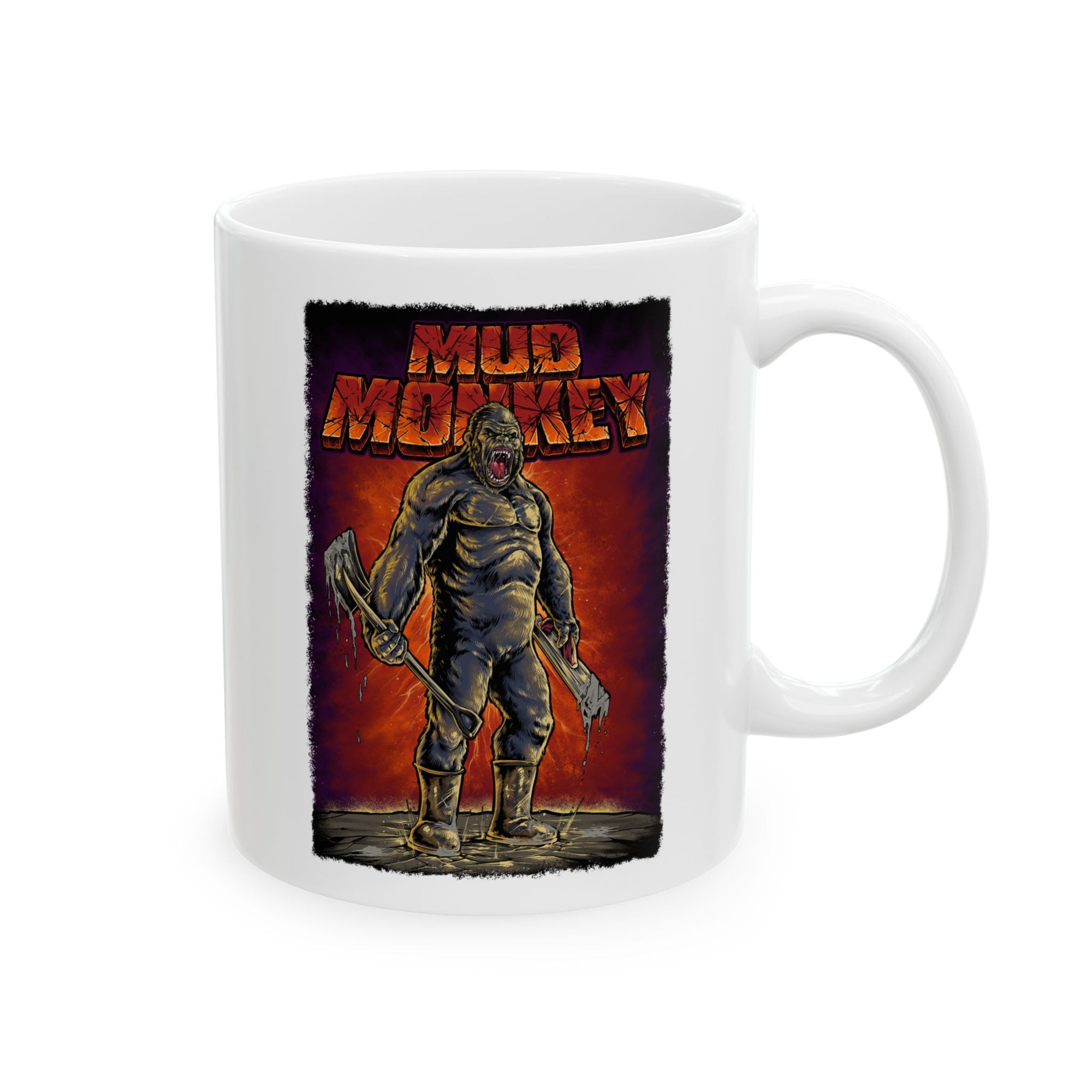 Mud Monkey Mad Coffee Mug