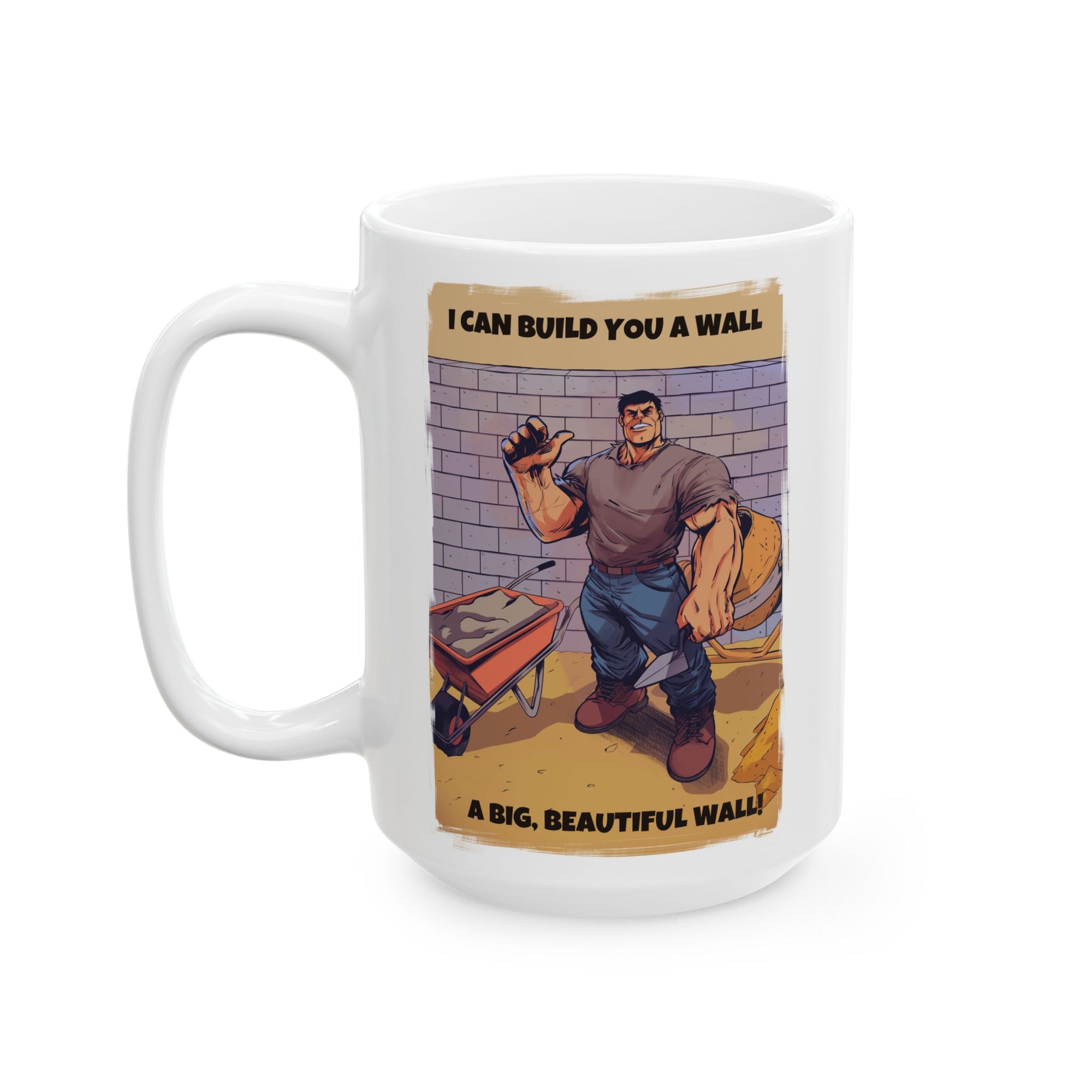 Big Beautiful Wall Coffee Mug