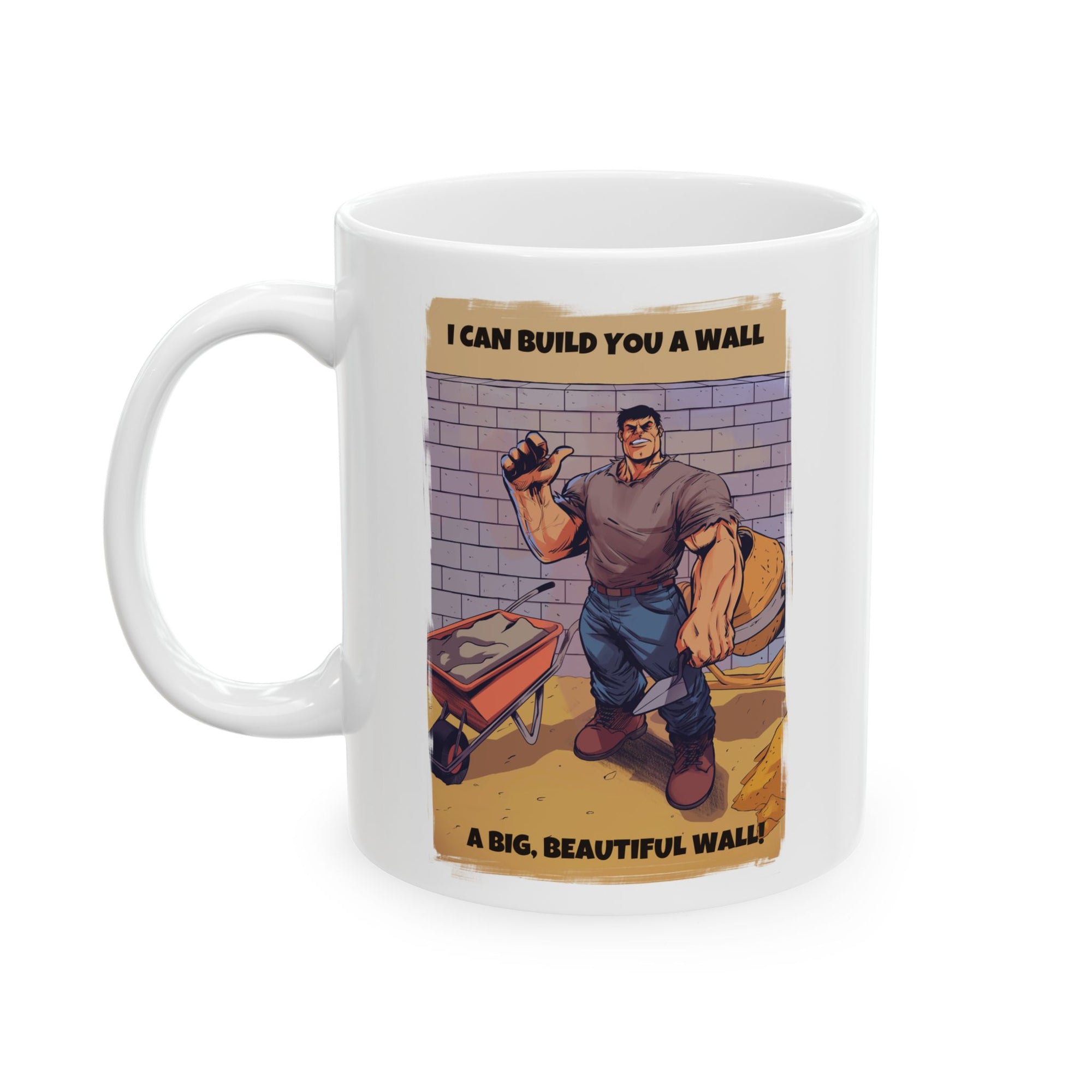 Big Beautiful Wall Coffee Mug