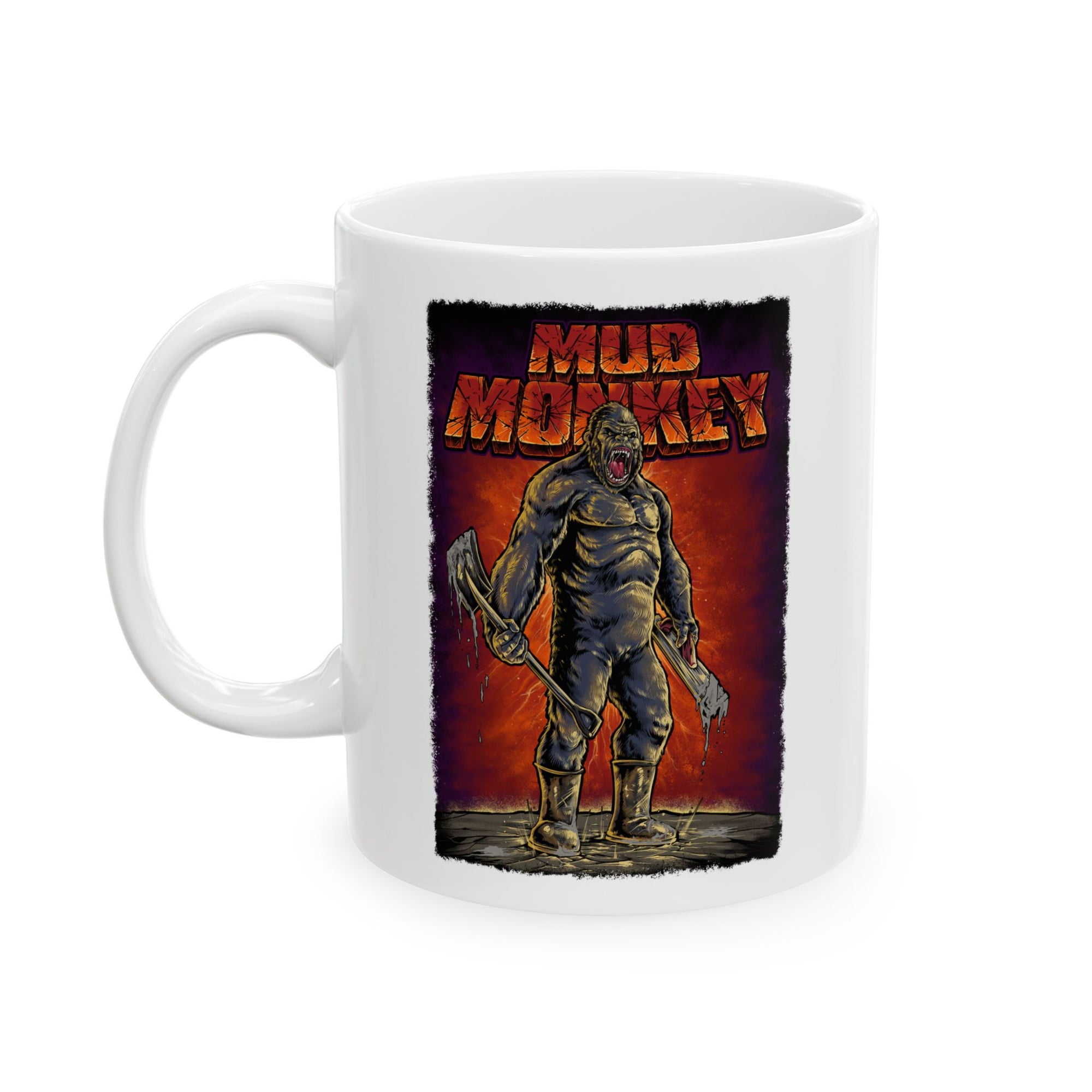 Mud Monkey Mad Coffee Mug