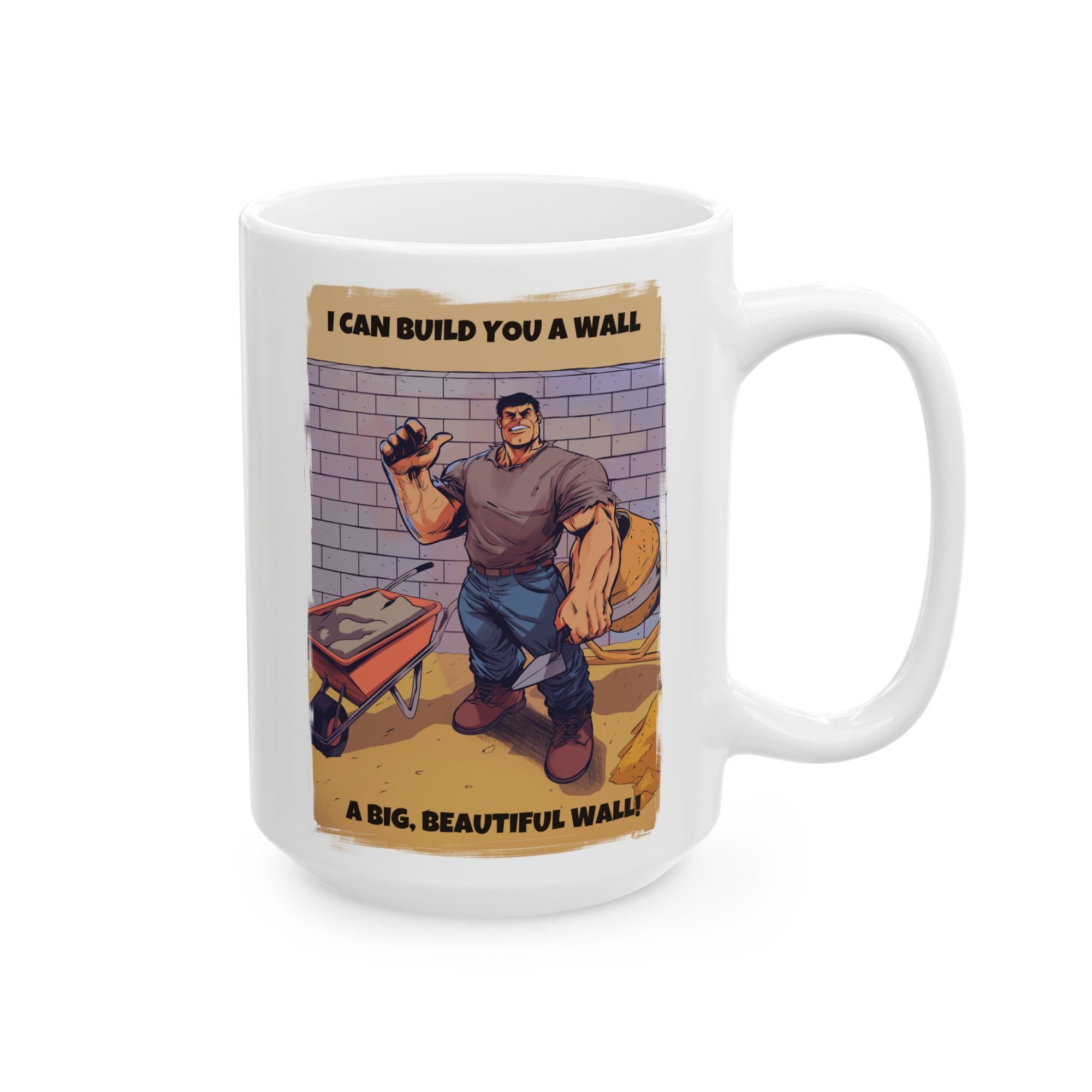 Big Beautiful Wall Coffee Mug