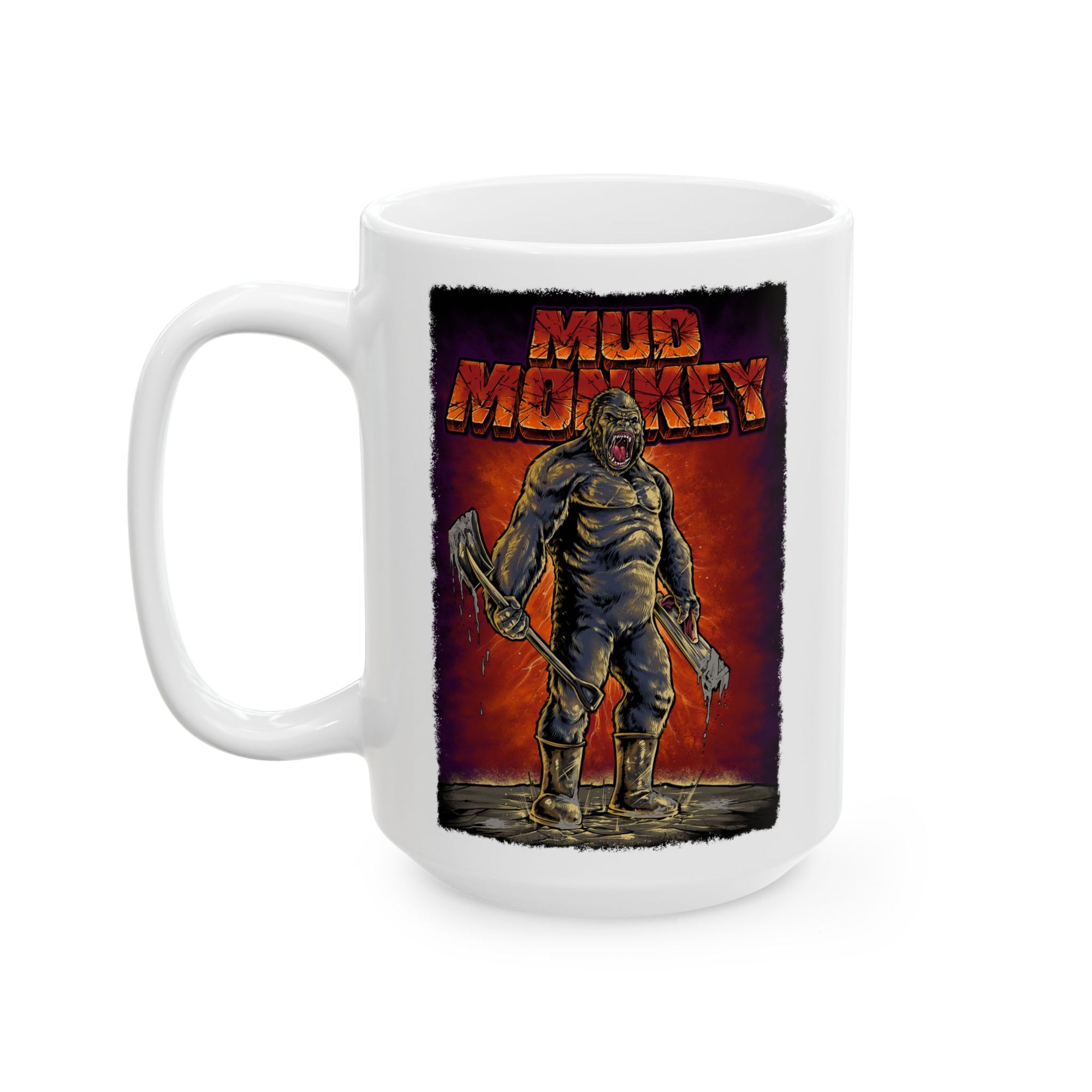 Mud Monkey Mad Coffee Mug