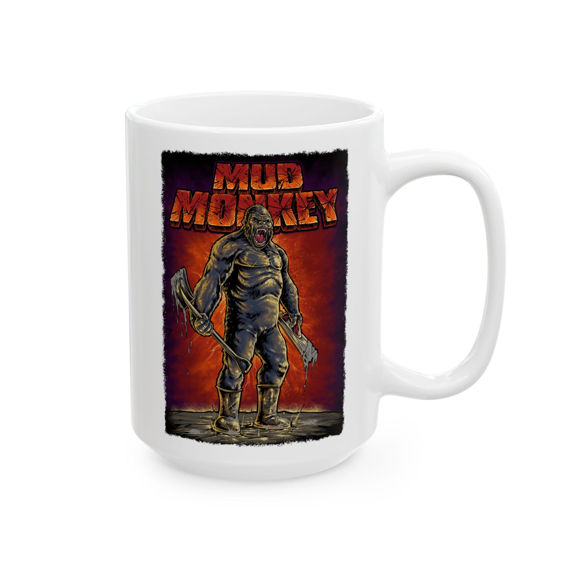 Mud Monkey Mad Coffee Mug