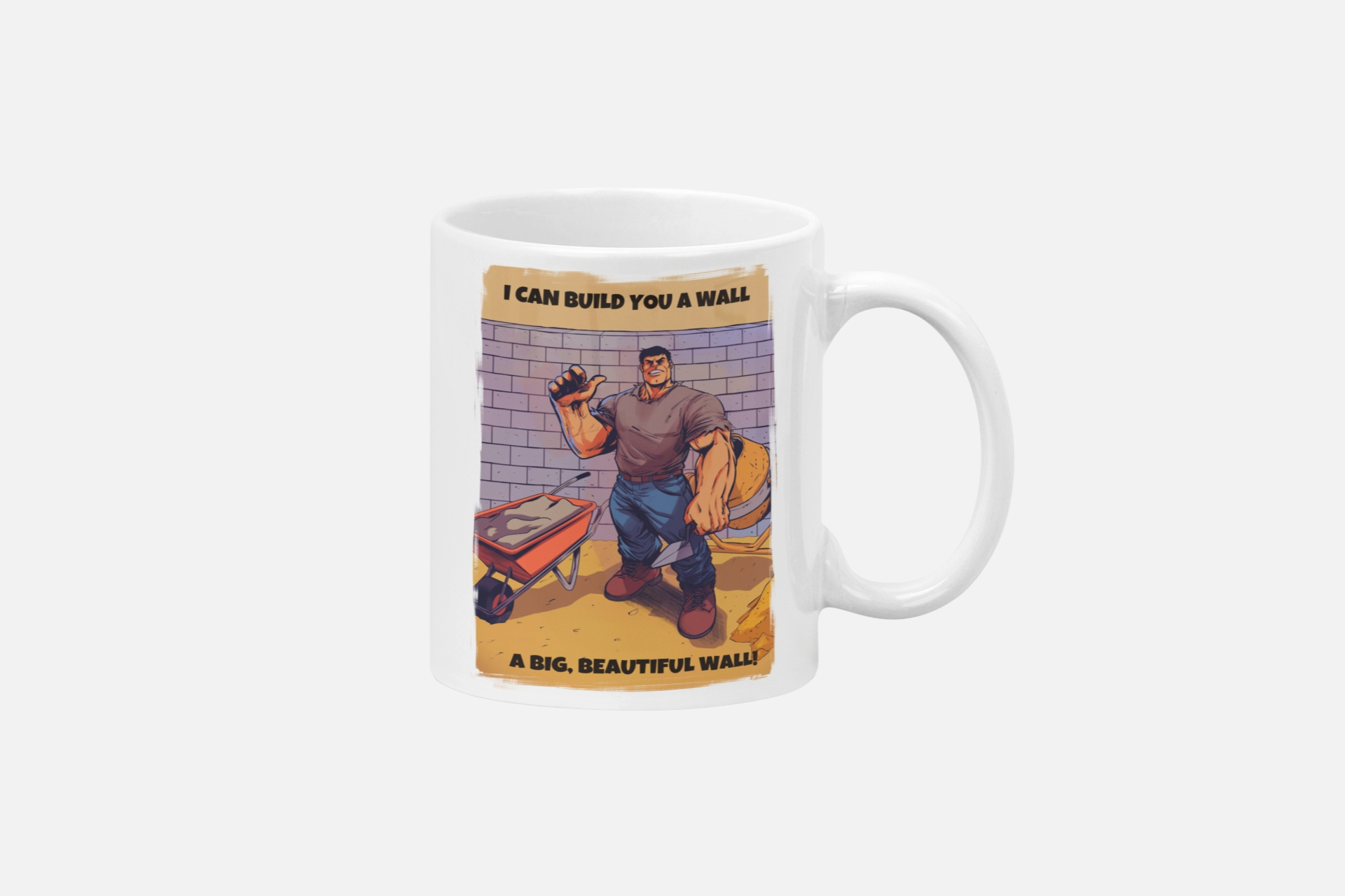 Big Beautiful Wall Coffee Mug