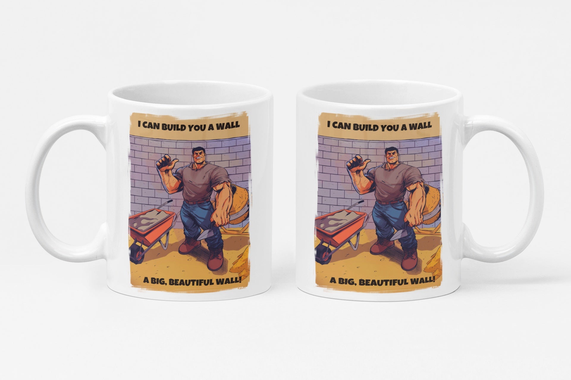 Big Beautiful Wall Coffee Mug