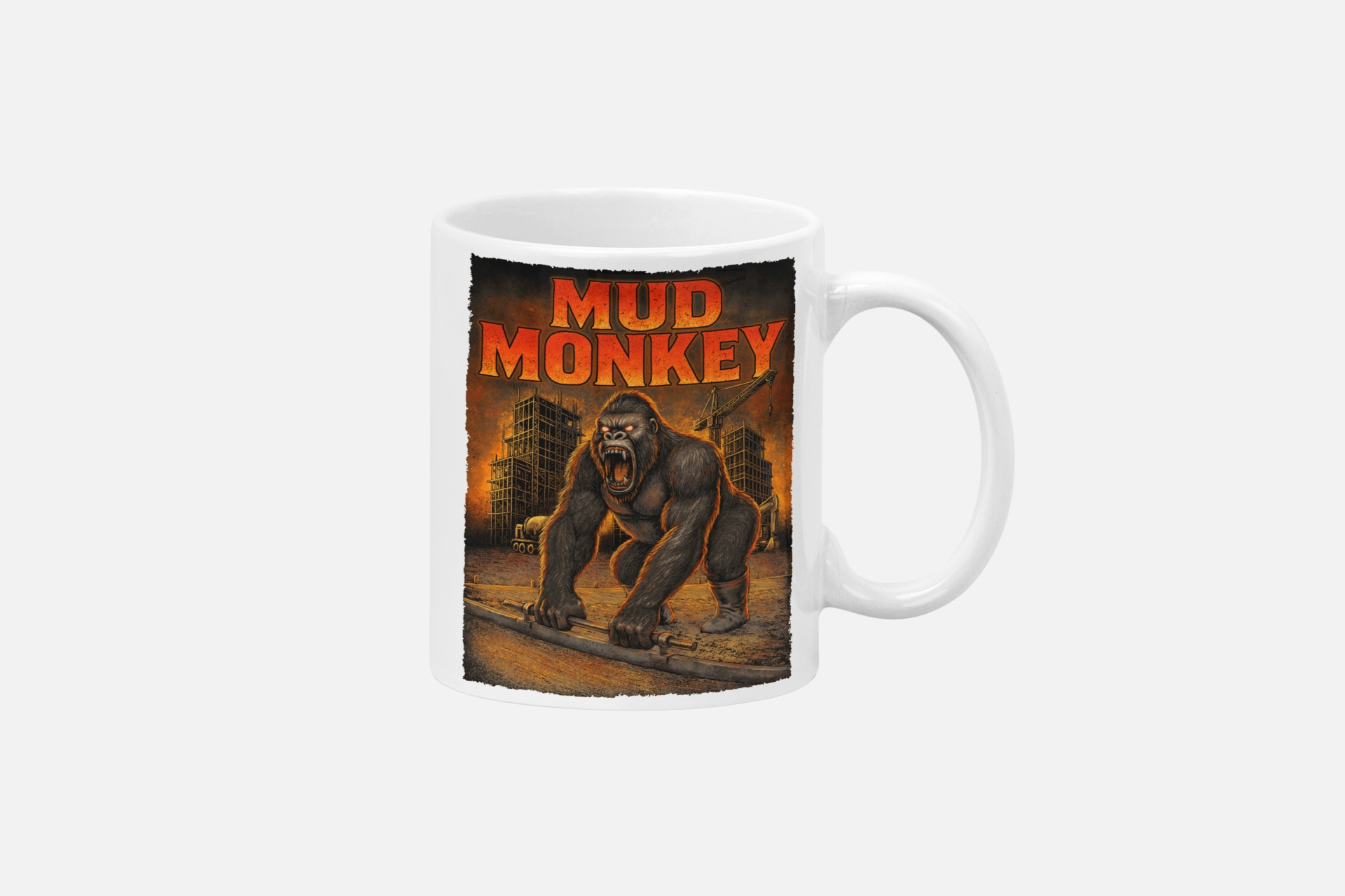 Mud Monkey Screed Coffee Mug