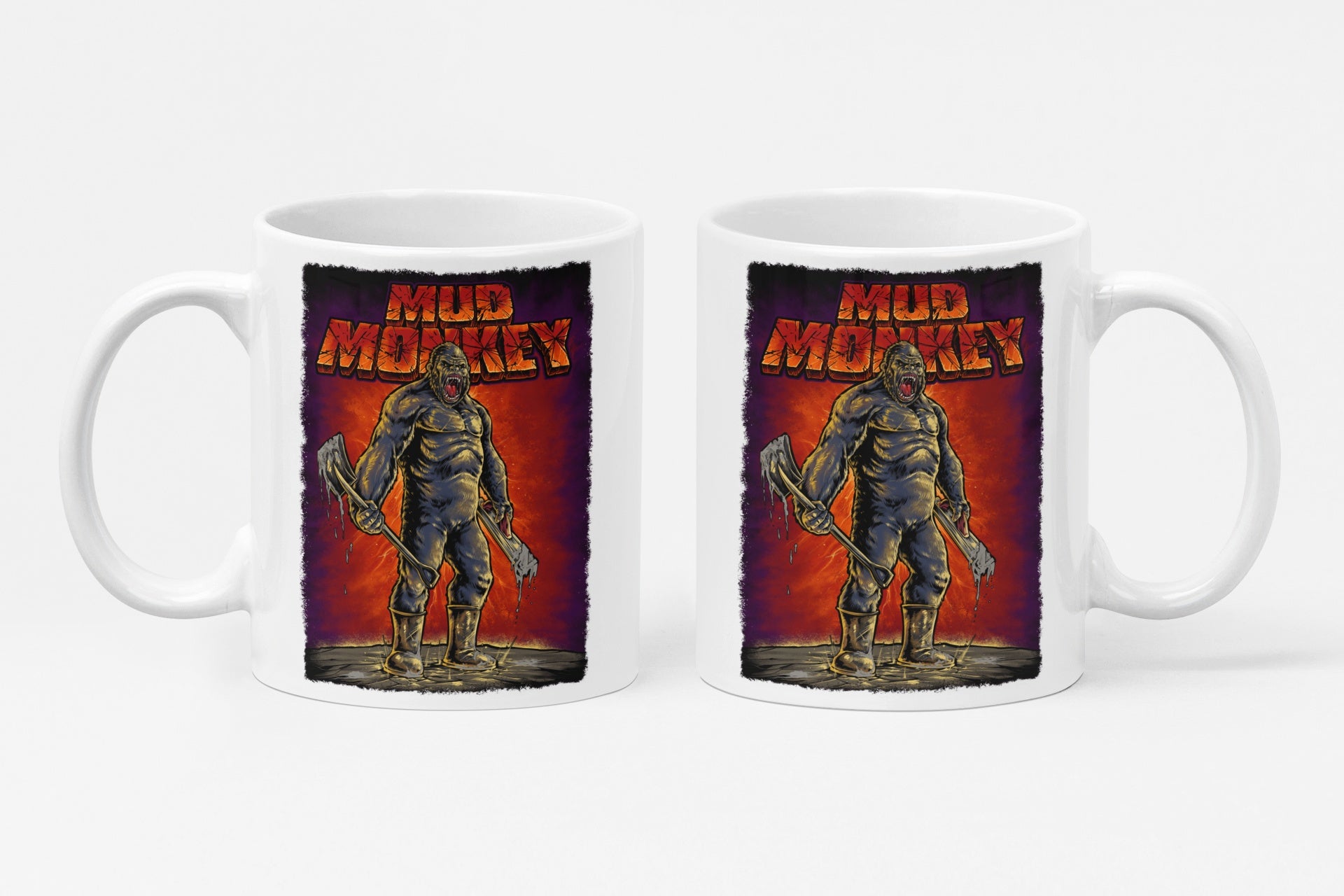 Mud Monkey Mad Coffee Mug